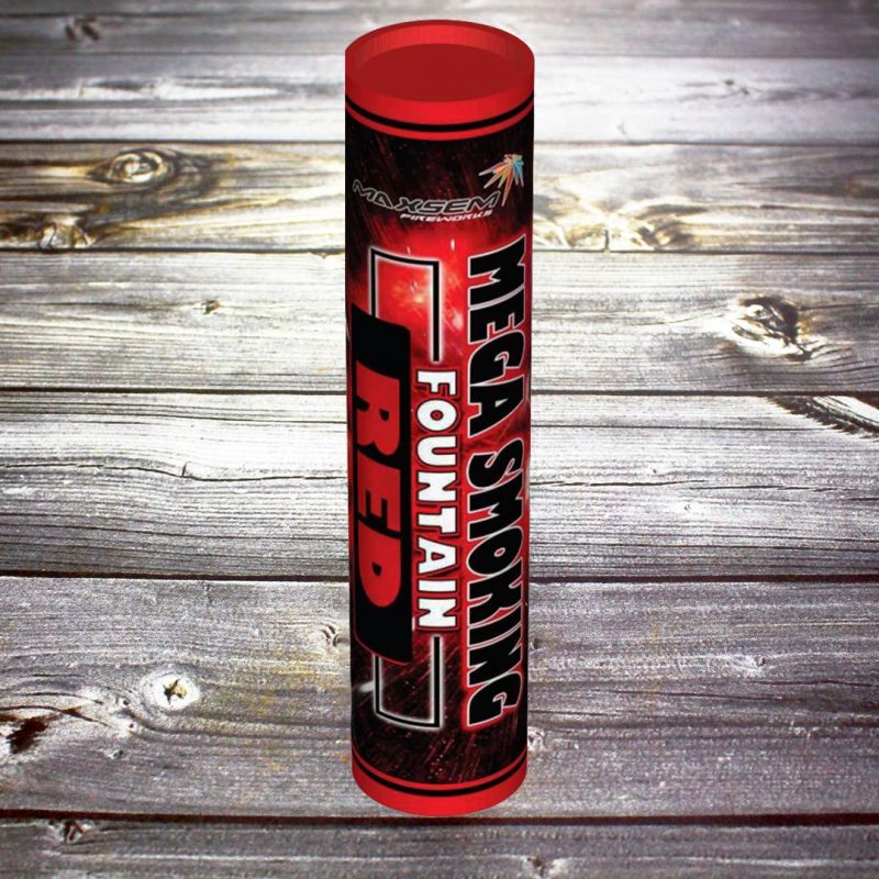 Двухсторонний Цветной дым Mega Smoke Fountain красный Двухсторонний Цветной дым Mega Smoke Fountain красный